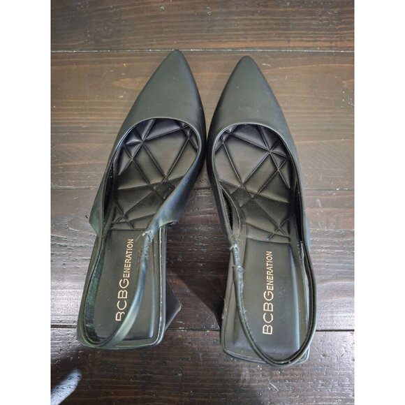 NWOB BCBGeneration Trina Black Block Heel Pump/Sz.8.5M - Picture 9 of 10